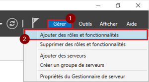 Ajouter des rôles et fonctionnalités