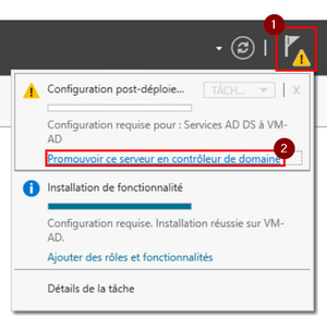 Promouvoir ce serveur en contrôleur de domaine