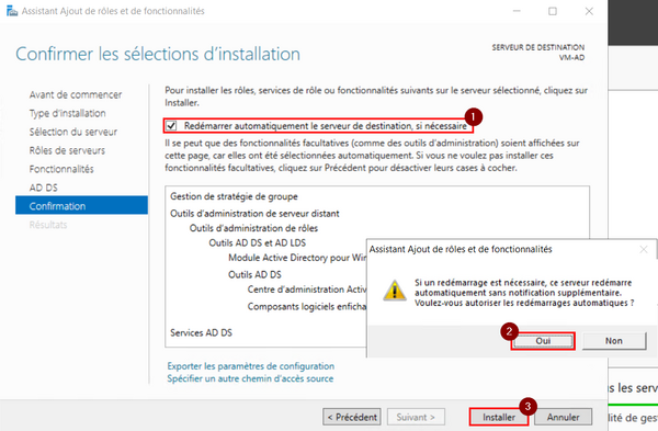 Activer le redémarrage automatique