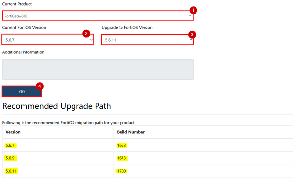 Détermination des sauts de version à effectuer