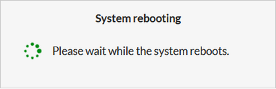 Redémarrage du boitier