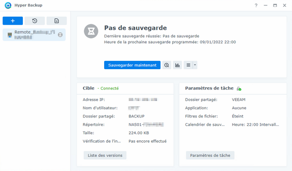 Proposition de sauvegarde