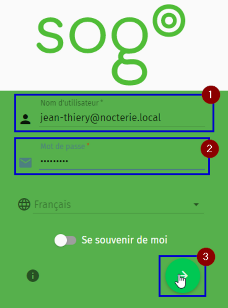 Accès aux mails via SOGo