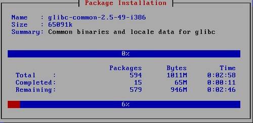 Etape d'installation de TrixBox